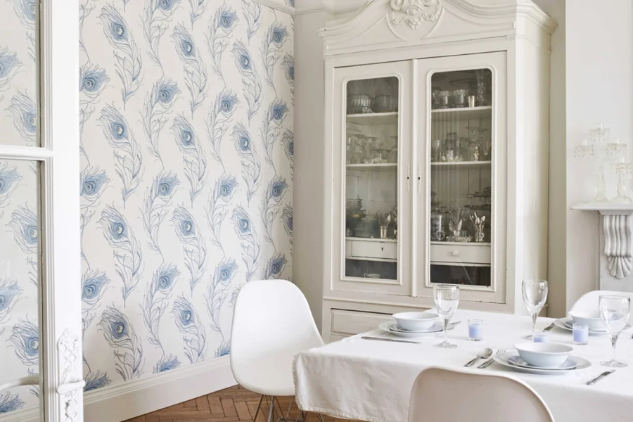 Bespoke double pleat curtains in a London home