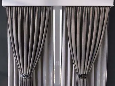 Lined curtain included sheer curtain